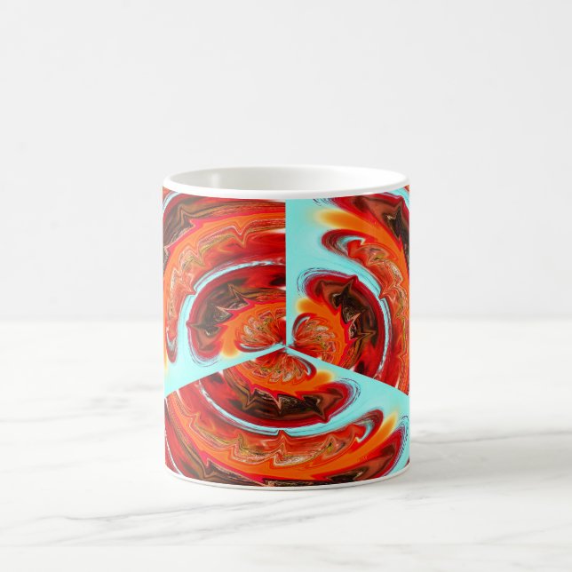 Geist der Orangenkunst Kaffeetasse (Mittel)