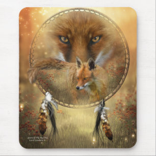 Geist der roter Fox-Kunst Mousepad