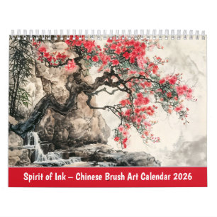 Geist der Tinte – Chinesischer Pinselkunst-Kalende Kalender