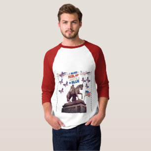 Geist der Unabhängigkeit rot T-Shirt
