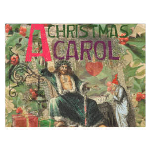Geist-der-Weihnachtsgeschenk-Illustration Scrooge Tischdecke