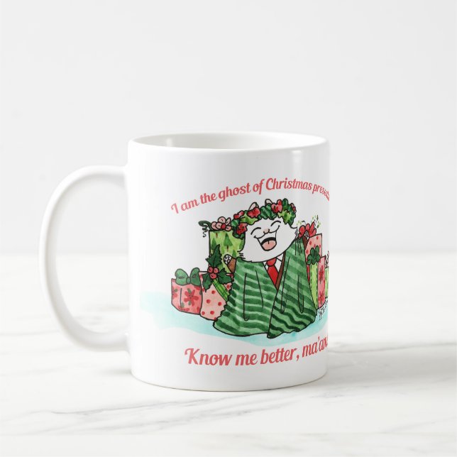 Geist der Weihnachtsgeschenke Tasse (Links)