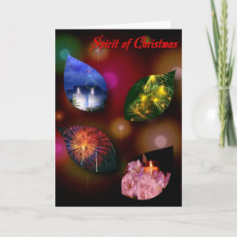 Geist der Weihnachtskarte Feiertagskarte