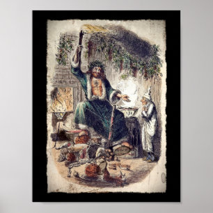 Geist der Weihnachtszeit Gegenwart Poster