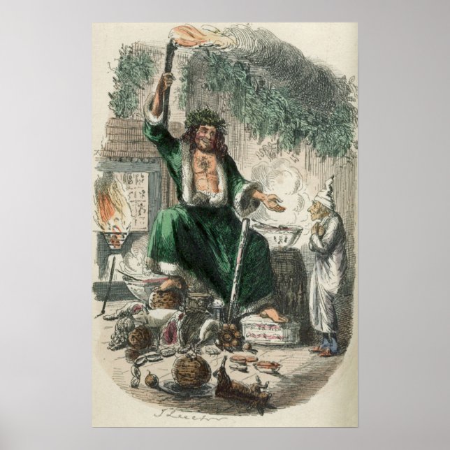 Geist der Weihnachtszeit Gegenwart Poster (Vorne)