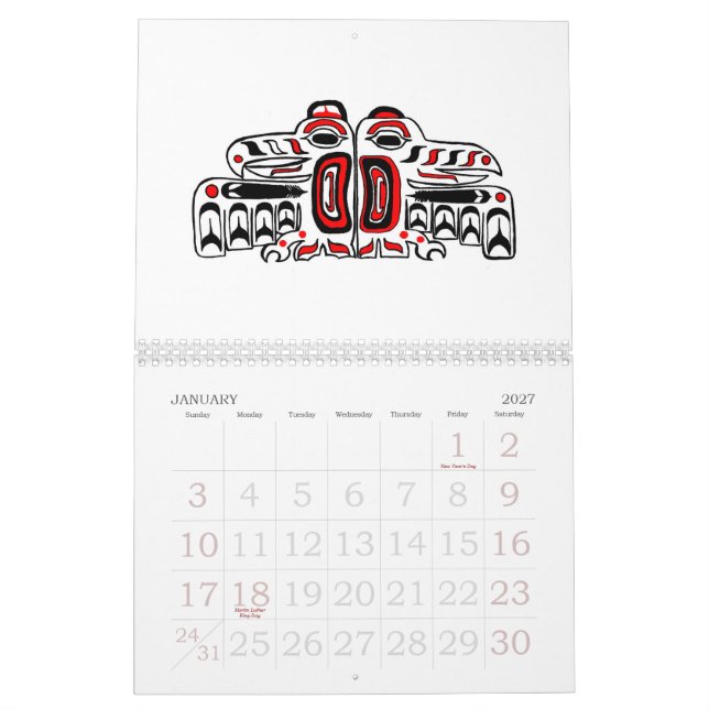 Geist der Westküste   2013 Kalender (Jan 2027)