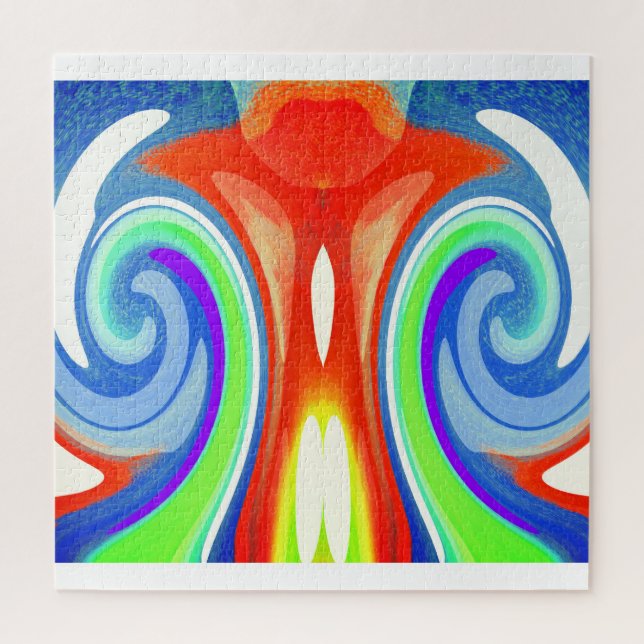 Geist der Zeit und Gezeitenkunst Puzzle (Vertikal)