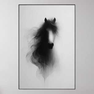 Geist des Abstrakten Smoky-Stallions Poster