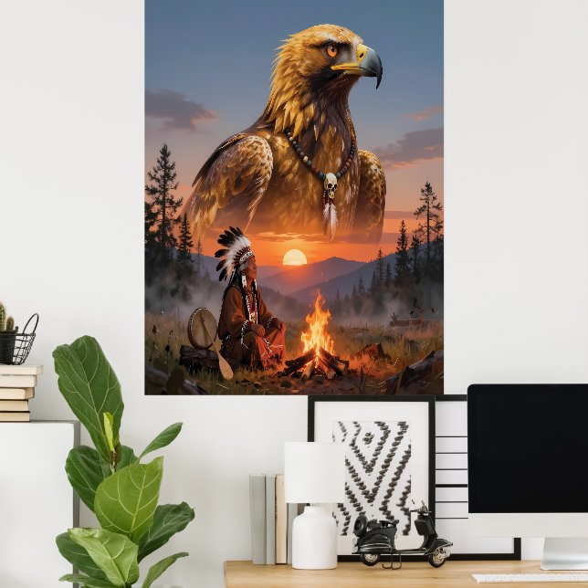 Geist des Adlers Poster (Heimbüro)