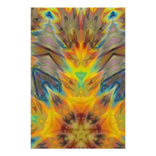 Geist des Feuers - Ken Gage Surreal Art Poster