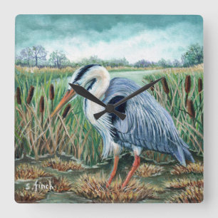 Geist des Helden Quadratische Wanduhr