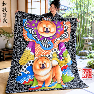 GEIST DES KIMONO • Chow Fleecedecke