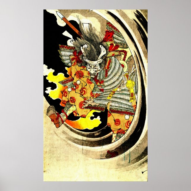 Geist des Kriegers Tomomori 1880 Poster (Vorne)