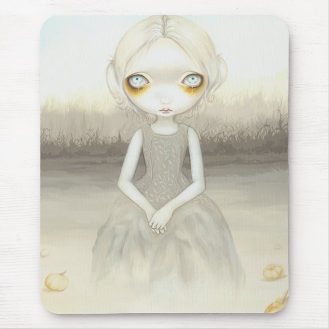 Geist des Kürbis-Fleckens - Halloween Mousepad (Vorne)