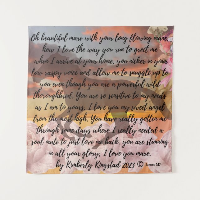 Geist des Liebe Gedicht von mir KK Wandteppich (Vorderseite)