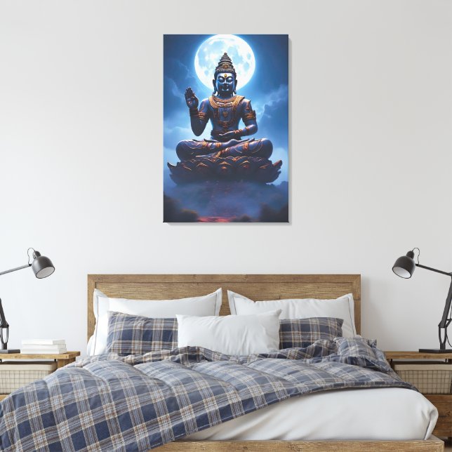 Geist des Mondes über Nusantara Leinwanddruck (Insitu (Schlafzimmer))