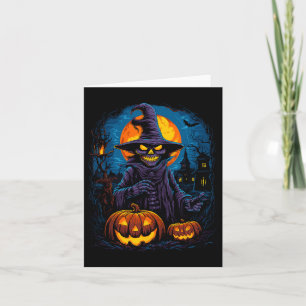 Geist des nächtlichen Halloween-Beängstigenden Gei Karte