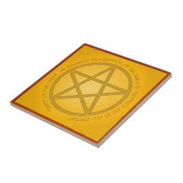 Geist des Pentagramms Altar Fliese