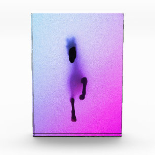 Geist des Pferdes - Abstrakte Mauer Kunst Fotoblock