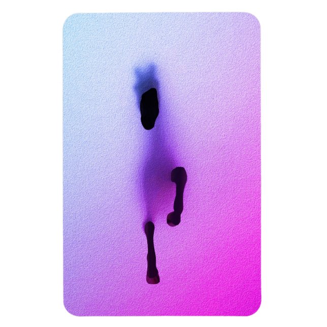 Geist des Pferdes - Abstrakte Mauer Kunst Magnet (Vertikal)