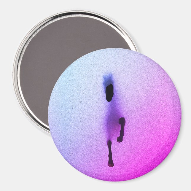 Geist des Pferdes – Abstrakte Wandkunst Magnet (Vorderseite/Rückseite)