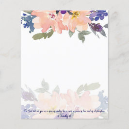 Geist des Powers Rosa Aquarellfarben, floraler Hin