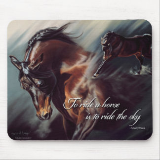 Geist des Rächers inspirierend Mousepad