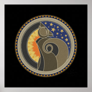 Geist des schwarzen Untergrundes Poster