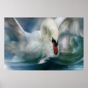 Geist des Swan Art Poster/Print Poster