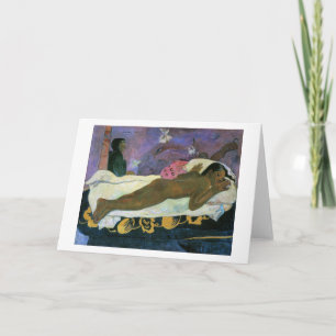 Geist des toten Watching, Gauguin Karte