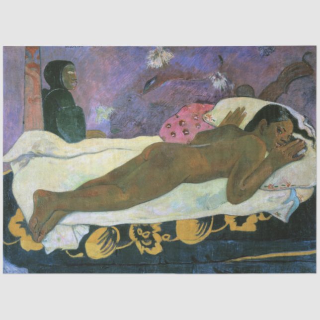 Geist des toten Watching, Gauguin Seidenpapier (Vorderseite)