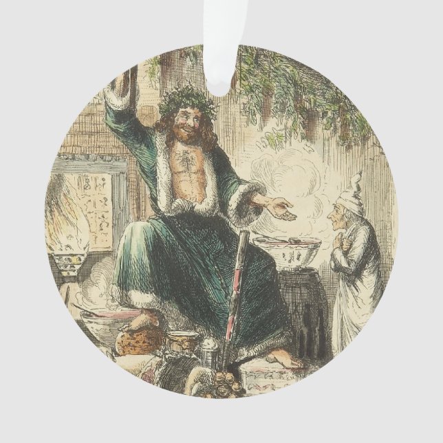 Geist des Weihnachtsgeschenks Ornament (Vorderseite)