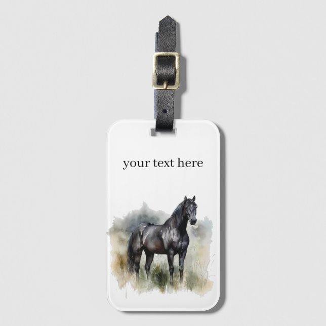 Geist des Wilden Stallion, Brauch Gepäckanhänger (Vorderseite Vertikal)