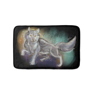 Geist des Wolfs Badematte