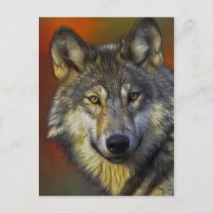Geist des Wolfs - Geschenke des Therianischen Wolf Postkarte