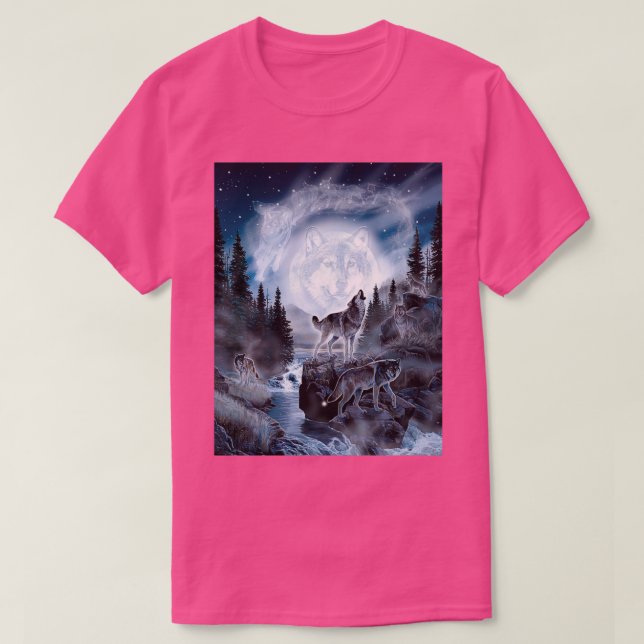 Geist des Wolfs T-Shirt (Design vorne)