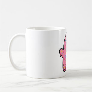 Geist-Donut-Sprinkles Süße Halloween-Kunst Kaffeetasse