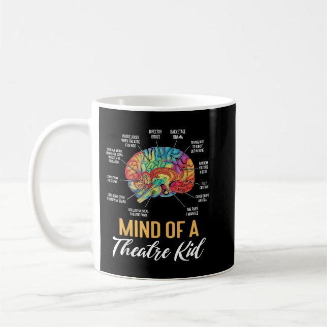 Geist eines Theaters Kid Schauspielerin Broadway M Kaffeetasse (Links)