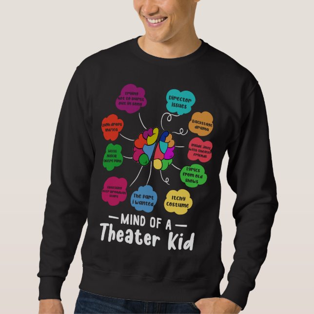 Geist eines Theaters Kind Funny Musical Theater Sc Sweatshirt (Vorderseite)