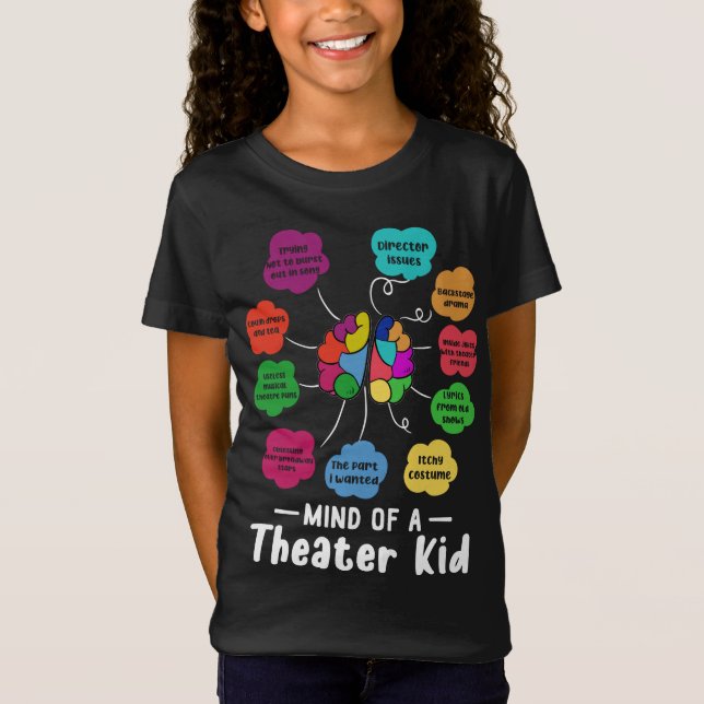 Geist eines Theaters Kind Funny Musical Theater Sc T-Shirt (Vorderseite)