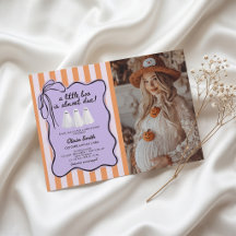 Geist Einladung Foto zur Babyparty Little Boo