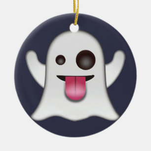 Geist emoji keramik ornament