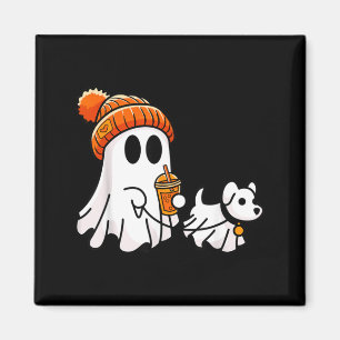 Geist gehender Hund lustiges Halloween-Kostüm Magnet