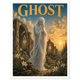 Geist, Gothic Fantasy-Monster Postkarte