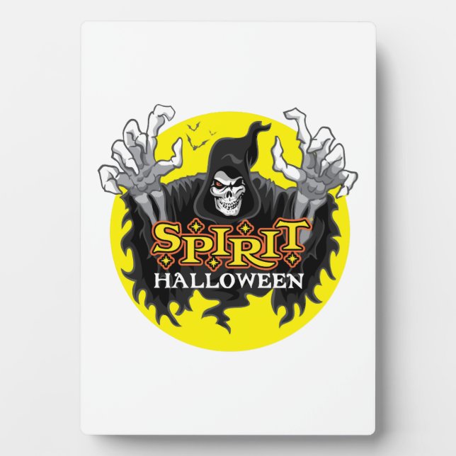Geist Halloween Fotoplatte (Vorderseite)