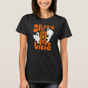 Geist Halloween-Kürbisgesicht Gruselige Stimmung   T-Shirt