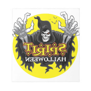 Geist Halloween Notizblock