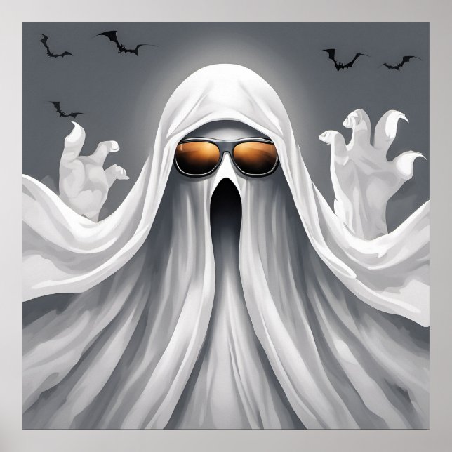 Geist - Halloween Print Poster (Vorne)