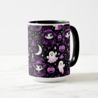 Geist, Hexen, Schwarze Katzen, Fledermäuse und Mon