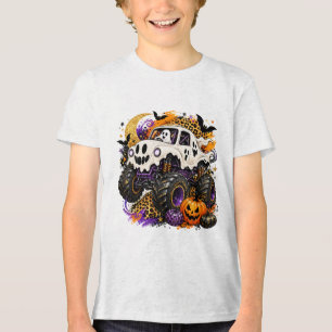 Geist im Monstertruck Tri-Blend Shirt
